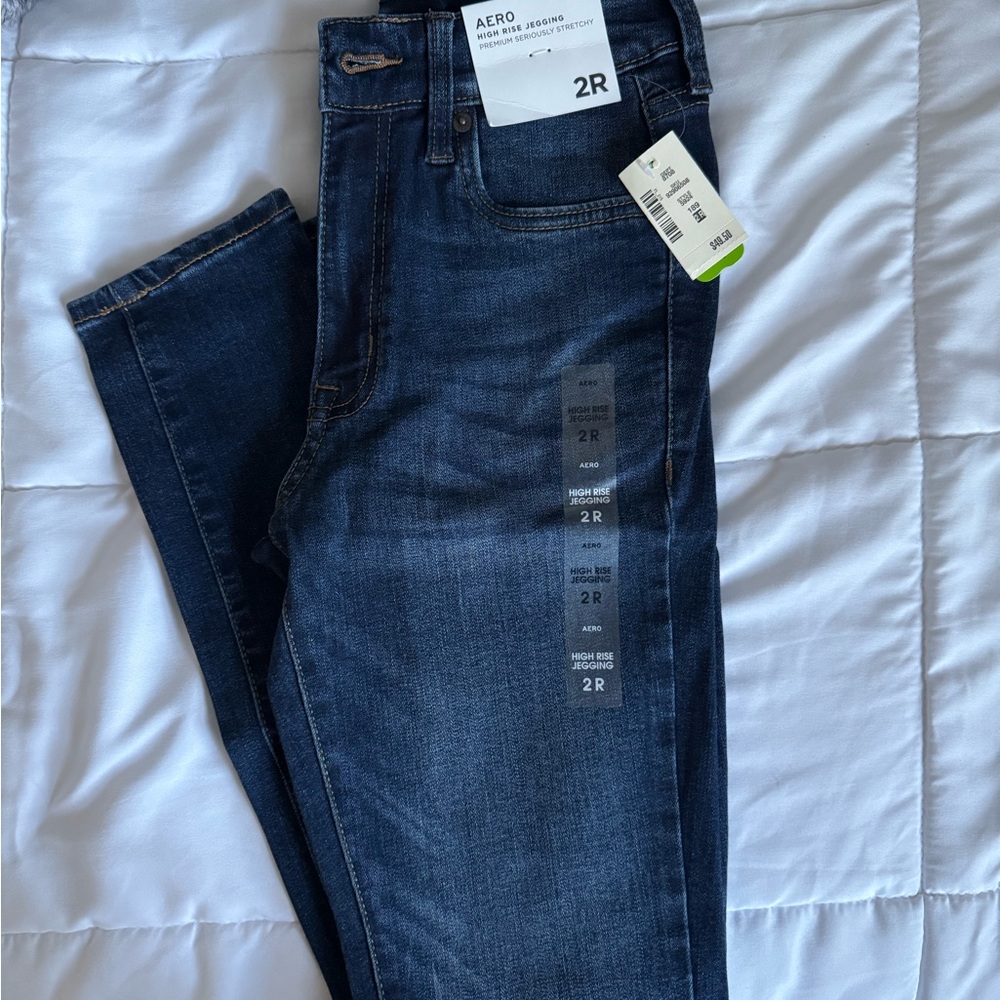 High-Rise Women’s Dark Blue Jeans - 2R